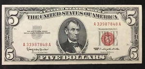 U.S. Legal Tender $2 Fr 1536 Prem AU/C.U. 1963 - Picture 1 of 2
