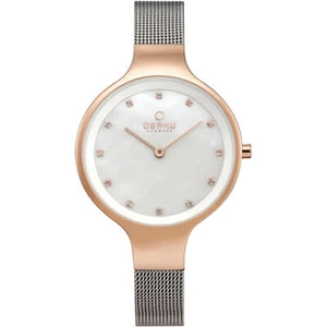 Obaku Women's Watch Rose White Mother of Pearl Dial Steel Bracelet V173LXVWMC - Picture 1 of 1