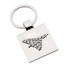 Personalised Engraved keyring with Vulcan Bomber War Plane Aeroplane Design