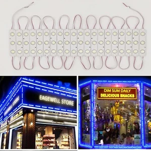 LED Module, LED Windows Lights Blue 100pcs 49.8 Ft 5730 SMD 150LM Per LED Mod... - Picture 1 of 6