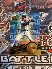 2000 Pacific Aurora Pennant Fever Copper Chipper Jones #2 HOF