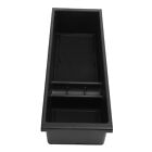 Car Armrest Storage Box Arm Rest Container Armrest Holder Matte Black