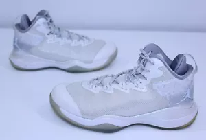 Scarpe Super Fly 3 bianche ragazzo Nike Air Jordan sneakers basket 5,5 anni GS giovani - Foto 1 di 12