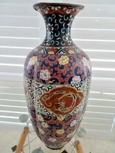 Copper floor vase 80cm high. - Picture 1 of 1