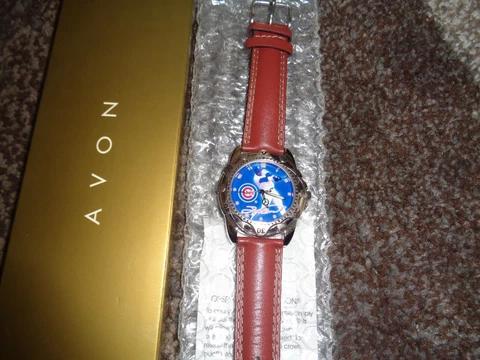 SAMMY SOSA 1998 Watch by AVON Home Run Hero Chicago Cubs MLB Leather Band New Cover