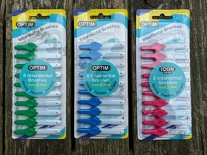 10 x Stoddard ICON OPTIM INTERDENTAL BRUSHES Toothbrush Pick Floss Dental Brush - Picture 1 of 14