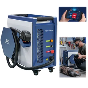 Luftgekühlte Laser-Reiniger-Hand-Farben-Rostentfernungsmaschine SFX 500W IoT - Bild 1 von 16