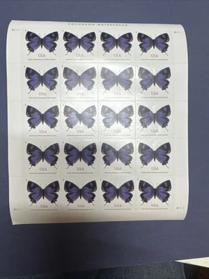 Forever Stamps 20 Non-Machinable  Butterfly Full Sheet of Stamps🦋🦋 - Image 1 of 3