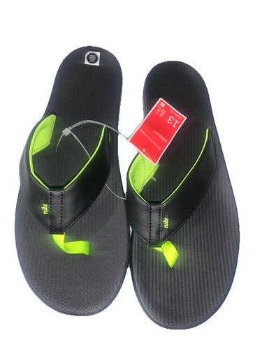 Sandali Slides Uomo Nike Kepa Kai Thong Nero Volt Nero Taglia 13