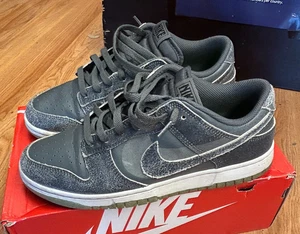 NIKE DUNK SE LOW RETRO HALLOWEEN IRON SHADOW SNEAKERS SIZE-US-9 - Picture 1 of 10