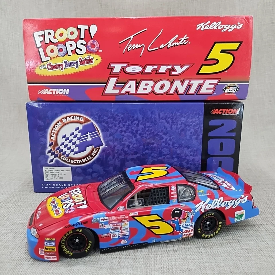 1:24 Action Diecast 2000 Terry Labonte #5 Kellogg's Cherry Berry Swirls LE - Image 1 of 4