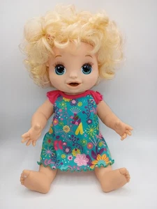 2018 Baby Alive Happy Hungry Puppe weiches Gesicht Mund bewegt, isst, spricht, getestet funktioniert - Bild 1 von 14