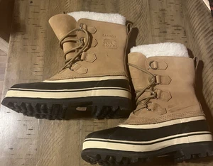 Botas de nieve Sorel Caribou impermeables para mujer talla 9 NL 1005-280   - Imagen 1 de 9