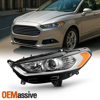 Faro proyector conductor izquierdo para Ford Fusion 2013-2016 4 puertas [estilo halógeno] Foto 1 de 4