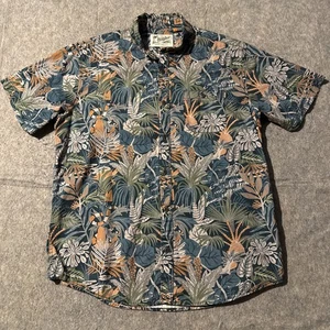 Howler Bros Shirt Mens Large Floral Short sleeve Button Up Hawaiian Pocket - Picture 1 of 6