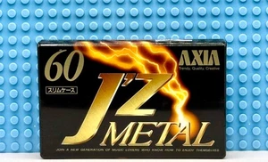 CINTA CASETE EN BLANCO AXIA J'Z METAL 60 1993 JAPÓN TIPO IV (1) (SELLADA) - Imagen 1 de 3