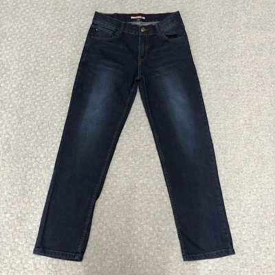 Jeans Tommy Hilfiger Niños 16 Azul Lavado Oscuro Calce Atlético Cintura Ajustable Informal Foto 1 de 4