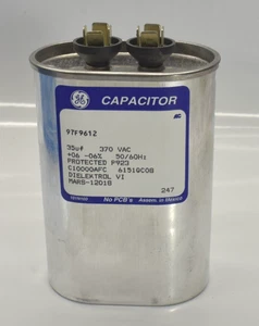 DiversiTech GE Motor Run Capacitor 35 MFD 370 VAC Mars 12018 - Picture 1 of 3