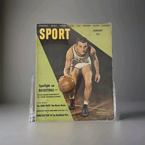 Sport Magazin Januar 1947 George Mikan Lakers Basketball Babe Ruth Vintage - Bild 1 von 13