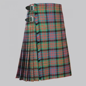 Schottischer traditioneller handgefertigter MacDonald alter Tartan-Kilt für Männer - Bild 1 von 8