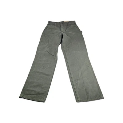 Pantalones de peto Carhartt sueltos calce original para hombre 34x36 verde ropa de trabajo nuevos con etiquetas Foto 1 de 4