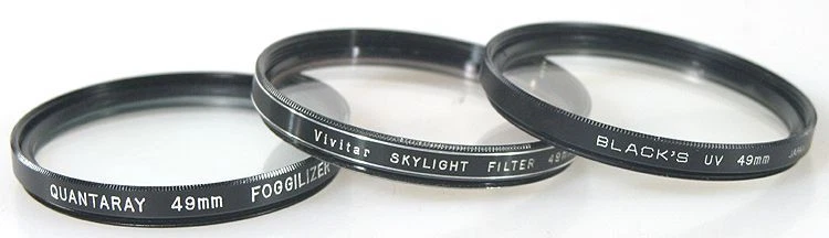 49MM SKY, FOG AND UV FILTERS, SET OF 3 - Image 1 of 1