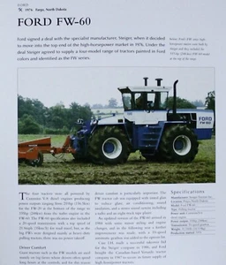 Ford Traktor Bild Artikel Blatt vergriffen Bauernhof Wandbild Display - Bild 1 von 1