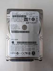 Apple Fujitsu 160GB HDD 5400 RPM MHY2160BH CA06889-B42700AP 2008-06-27 - Picture 1 of 2