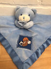 Small Wonders Comforter Blue Boys Soother Teddy Football Embroidery Satin