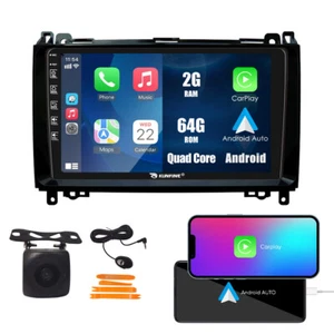 For Benz A/B-Class 2004-12 Carplay Android Car Stereo Radio GPS Navi WiFi 2+64G - Picture 1 of 14