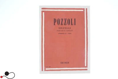 MANUALE SPARTITO RICORDI POZZOLI SOLFEGGI PARLATI E CANTATI APPENDICE CORSO 1 - Immagine 1 di 2