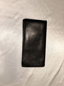Cartera Rolf’s Vintage Cuero Genuino Plegable Negra - Imagen 1 de 4