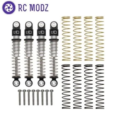Amortiguadores de viaje largos roscados de aluminio Hot Racing SXTF428LT Axial Scx24 Foto 1 de 4