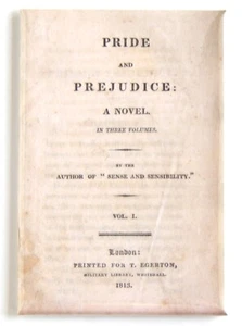 Pride and Prejudice First Edition FRIDGE MAGNET cover page Jane Austen - Picture 1 of 3