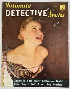 Intimate Detective Stories Magazine, June 1941, Vintage True Crime Stories, Pulp - Picture 1 of 4