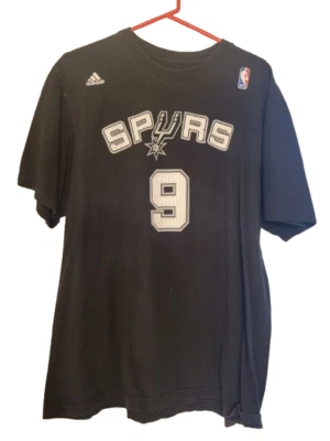 San Antonio Spurs Parker #9 Adidas T-Shirt XXL Black - Изображение 1 из 4