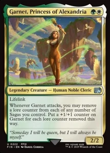MTG Magic FIN Final Fantasy - 1x EN NM 0222 U Garnet, Princess of Alexandria - Picture 1 of 1