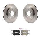 For Plymouth Prowler Front Disc Brake Rotors And Semi-Metallic Pads Kit