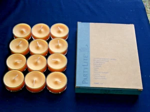PartyLite One Box (12) Autumn Glow Scented Tealight Candles V04776 NOS - Picture 1 of 3