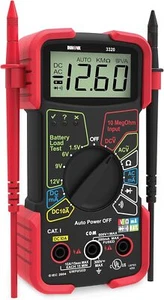 Innova 3320a Auto-Ranging Digital Multimeter, Red & Black - Picture 1 of 8