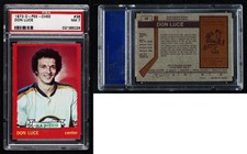 1973-74 O-Pee-Chee Dark Back Don Luce #38 PSA 7