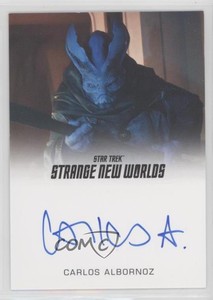 2023 Star Trek Strange New Worlds Season 1 Full Bleed Carlos Albornoz Auto d8k