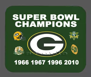 Green Bay Packers Super Bowl Championship Banner Mouse Pad Item#318 - Picture 1 of 1