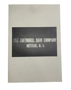The national Saw Company catalog 1895 reprint - Picture 1 of 9