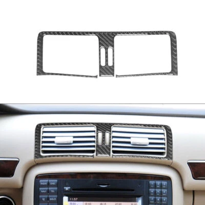 Cubierta de ventilación de aire central interior de fibra de carbono para Mercedes-Benz R320/350 Foto 1 de 4