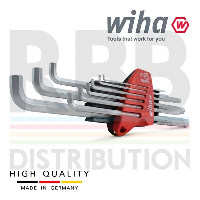Wiha 35480 L-key Hex Allen key ProStar Sliding Holder 9pcs Ball End Hexagon - Image 1 of 4