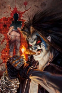 Lobo Smoking a Cigar with Hook Decor Wall Art Print - POSTER 20x30 - Picture 1 of 4