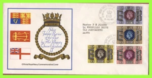 G.B. Copertina ufficiale Royal Nay Giubileo d'argento 1977 revisione della flotta - Foto 1 di 1