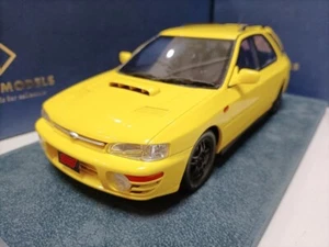 Engup 1/18 Subaru WRX GF8 1994 Yellow Panther Tank wagon model Car - Picture 1 of 5