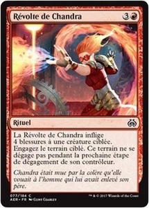 MTG Magic AER - (x4) Chandra's Revolution/Révolte de Chandra, French/VF - Picture 1 of 1